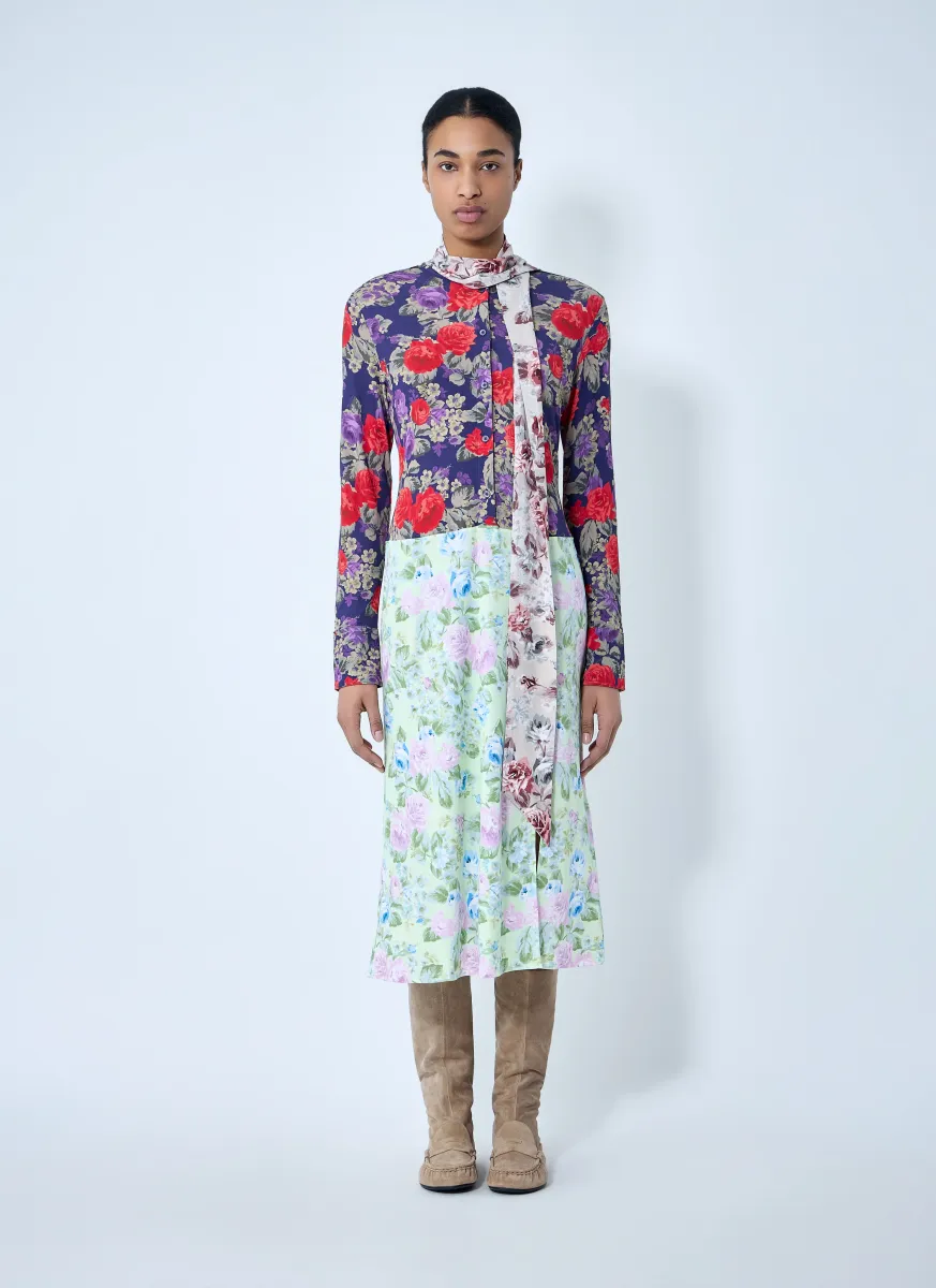 Floral Printed Midi Dress