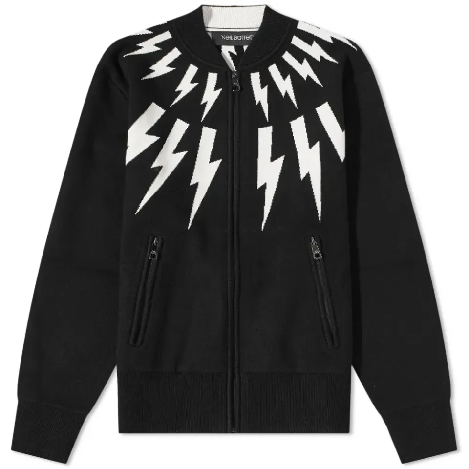 Fair Isle Zip Bomber