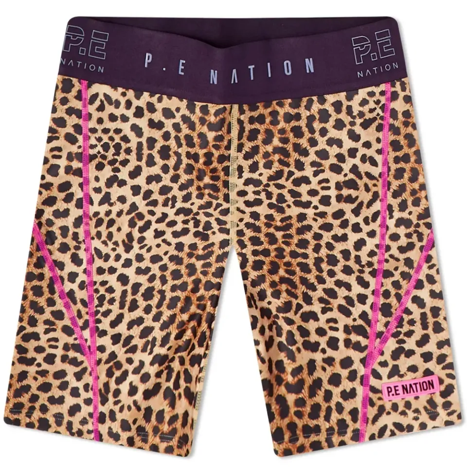Del Mar Bike Leopard Short