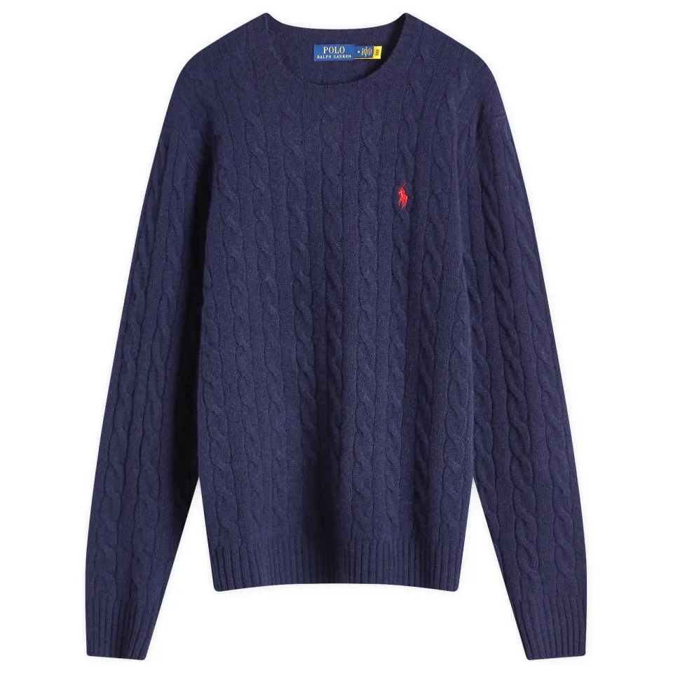 Wool Cashmere Crew Knit