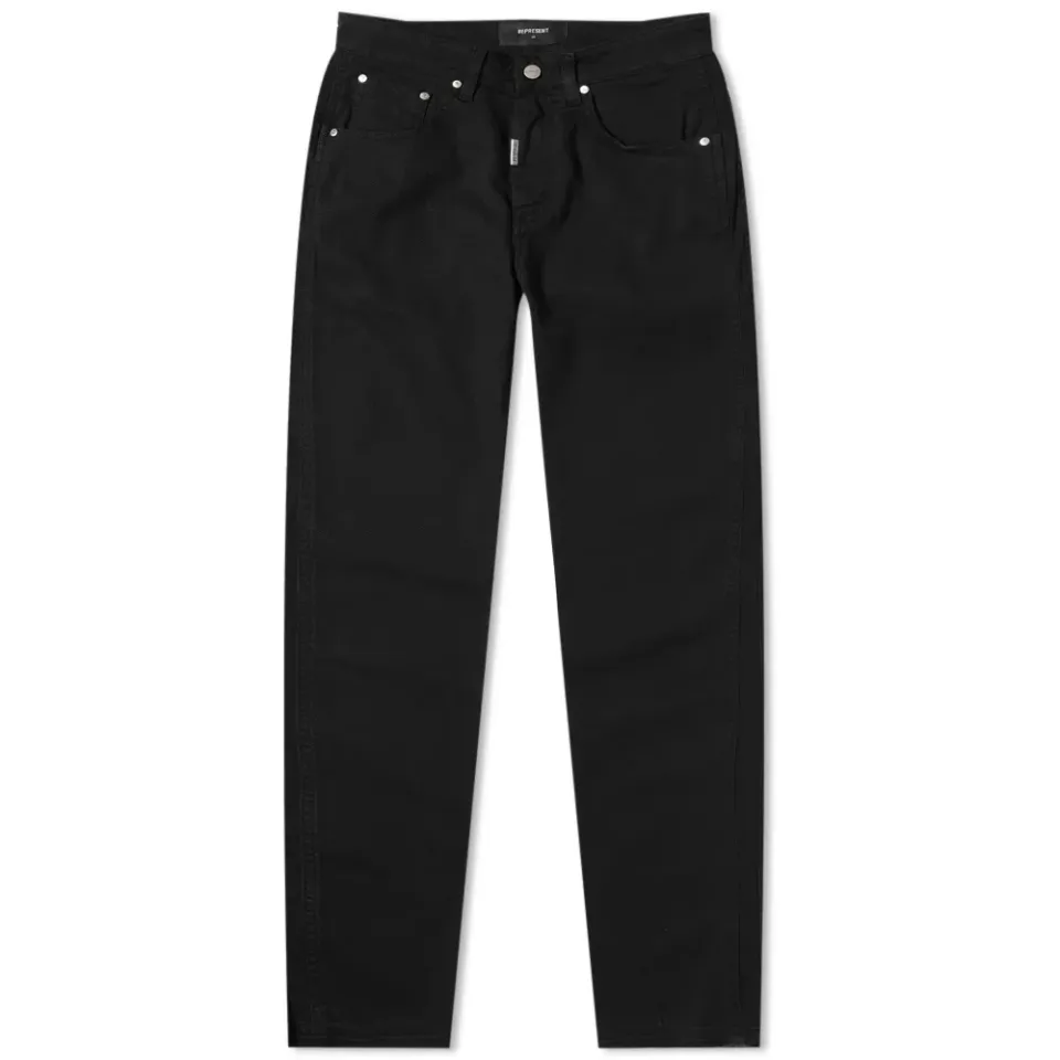 Straight Leg Denim Jeans