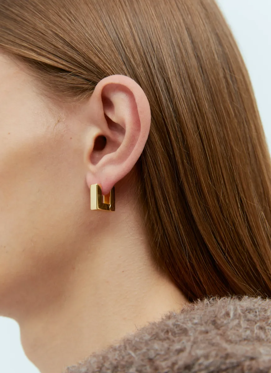 Small Square Hoop Earrings