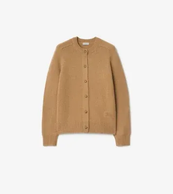 Cashmere Cardigan in Butterscotch brown