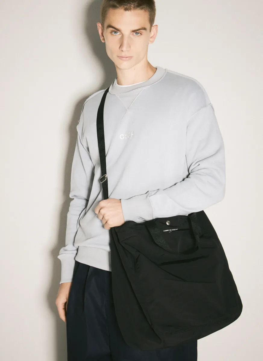 Logo Print Tote Bag
