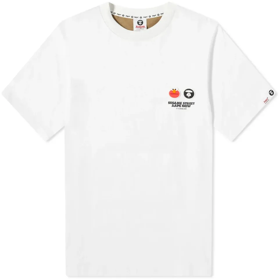 AAPE x Sesame Street AAPE Cookie One Point T-Shirt