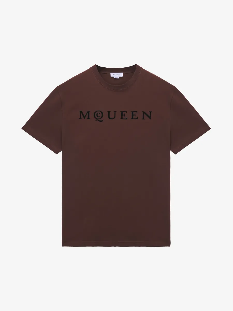 Flocked McQueen Logo T-shirt