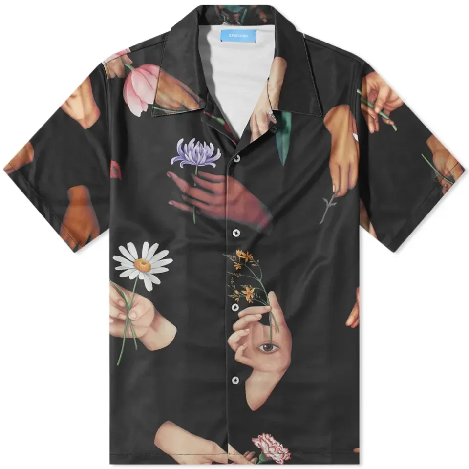 Hands Pattern Vacation Shirt