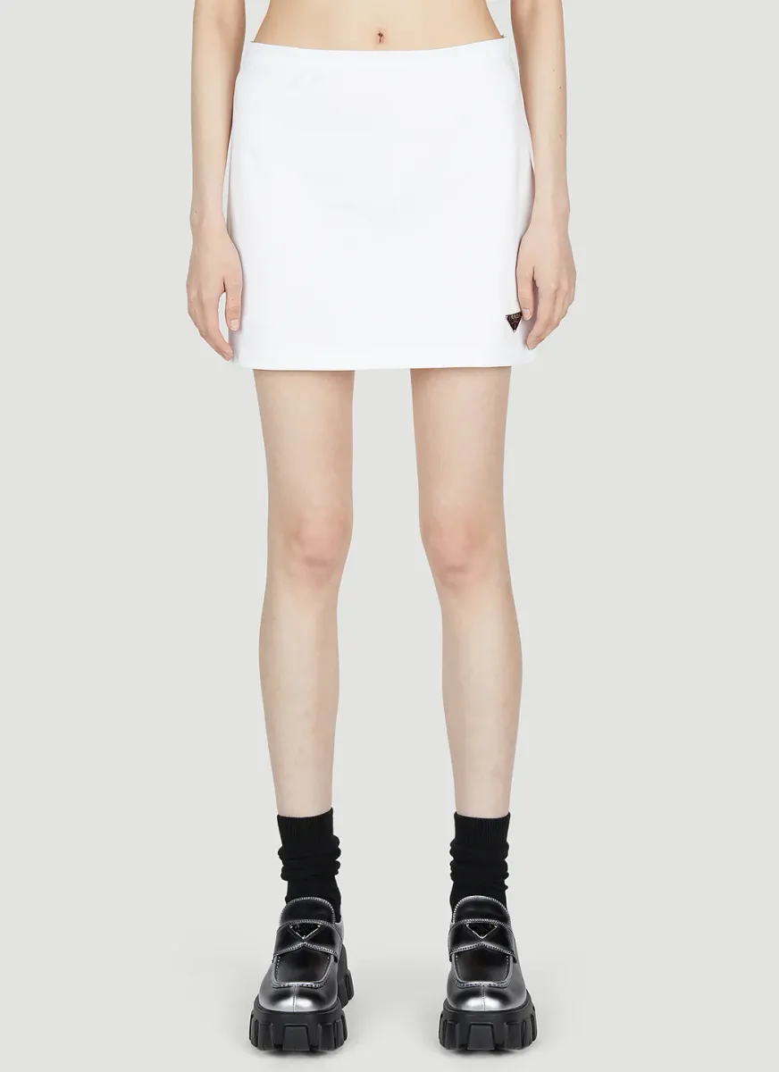 Logo Plaque Skirt