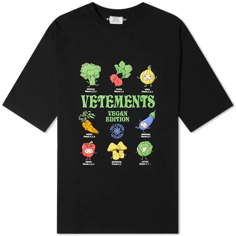 Vegan Logo Oversized T-Shirt