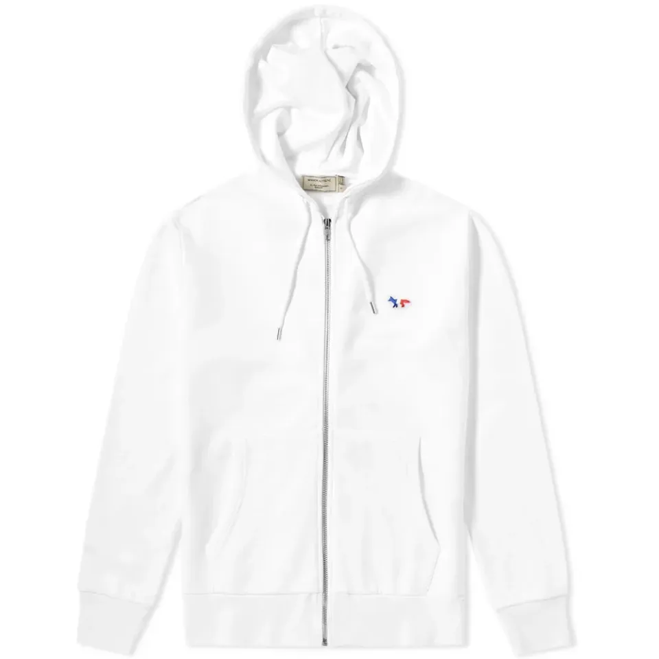 Maison Kitsuné Tricolour Fox Zip Hoody