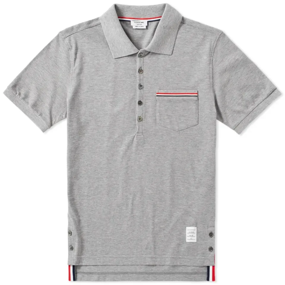 Mercerised Pique Pocket Polo