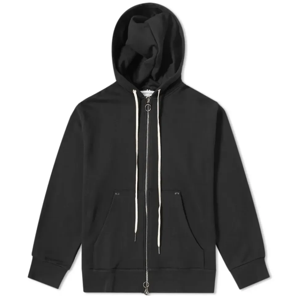 Front & Back Zip Hoody