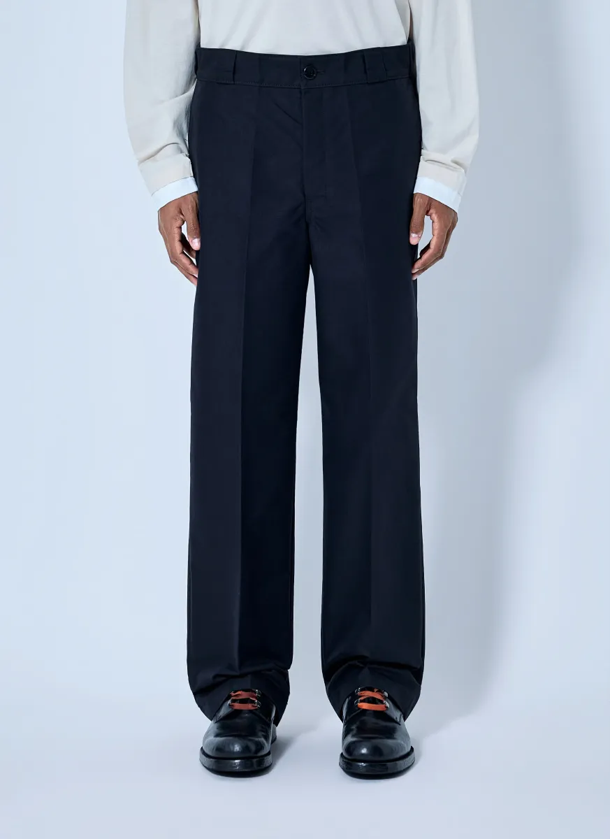 Canvas Logo-Plaque Trousers