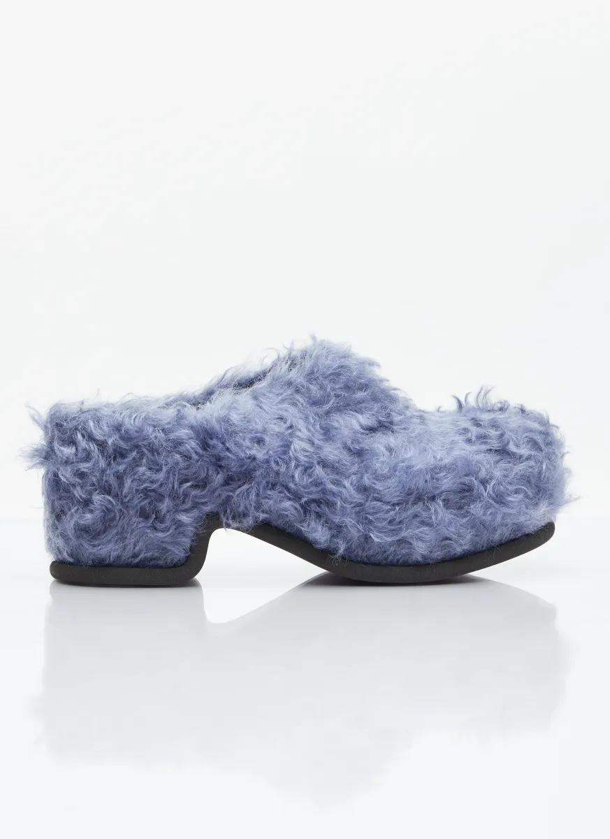 Faux Fur Clogs