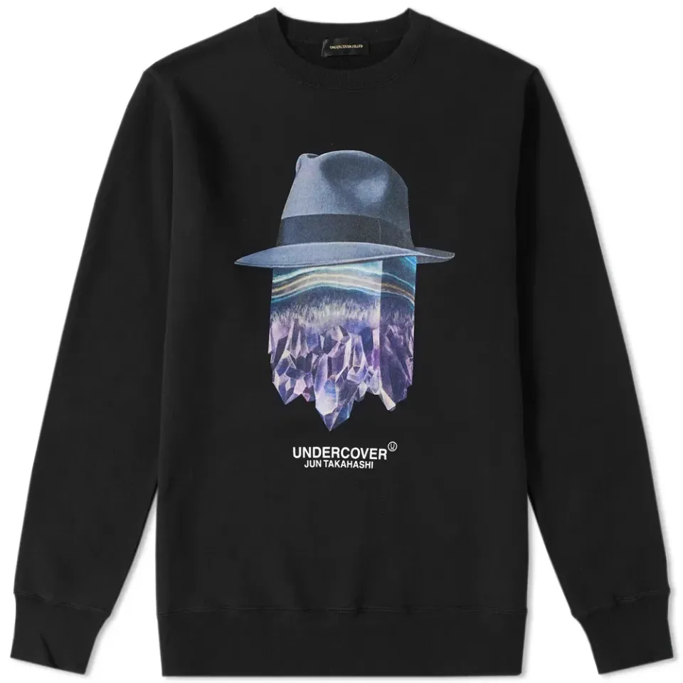 Crystal Hat Logo Crew Sweat