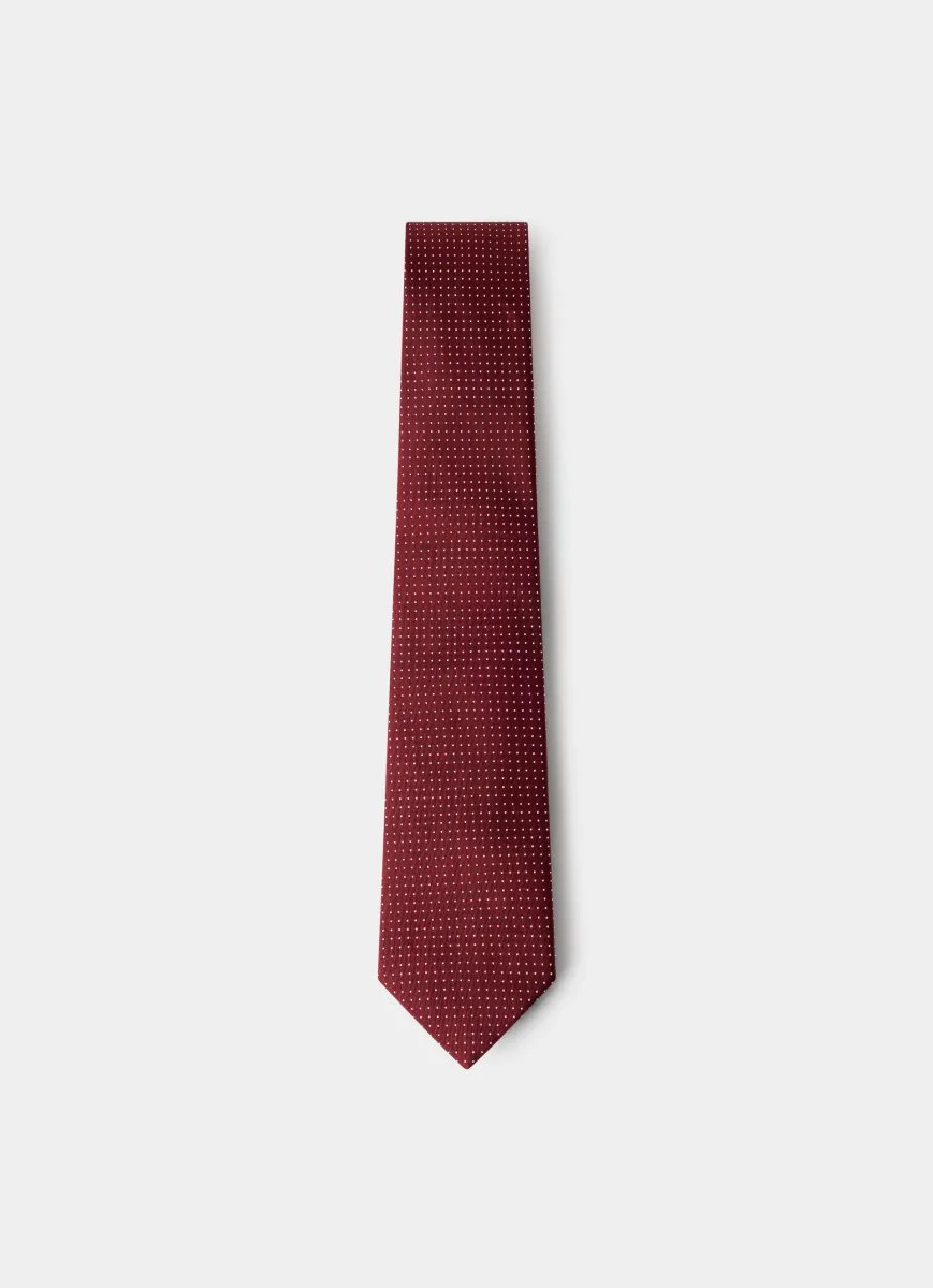 Silk Mini Dot Tie