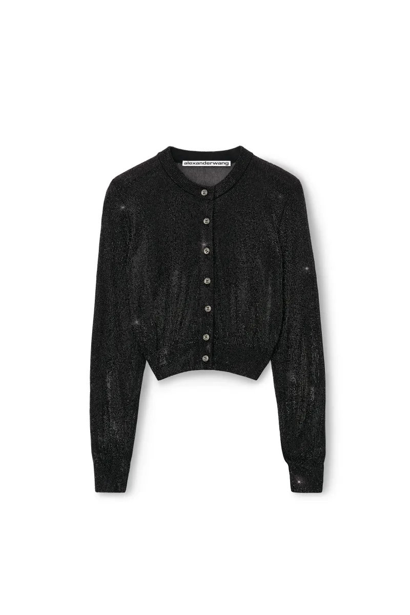CRYSTAL HOTFIX CARDIGAN