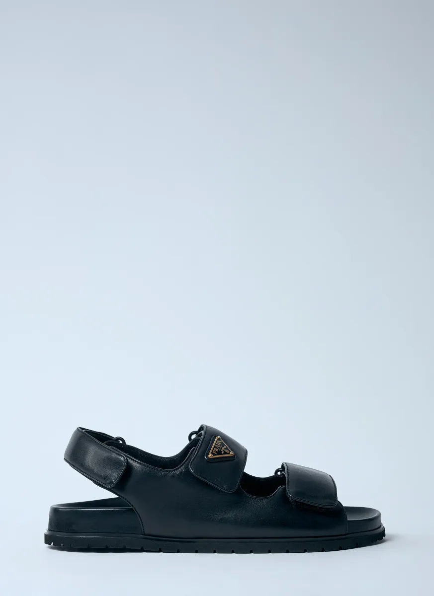 Padded Leather Sandals