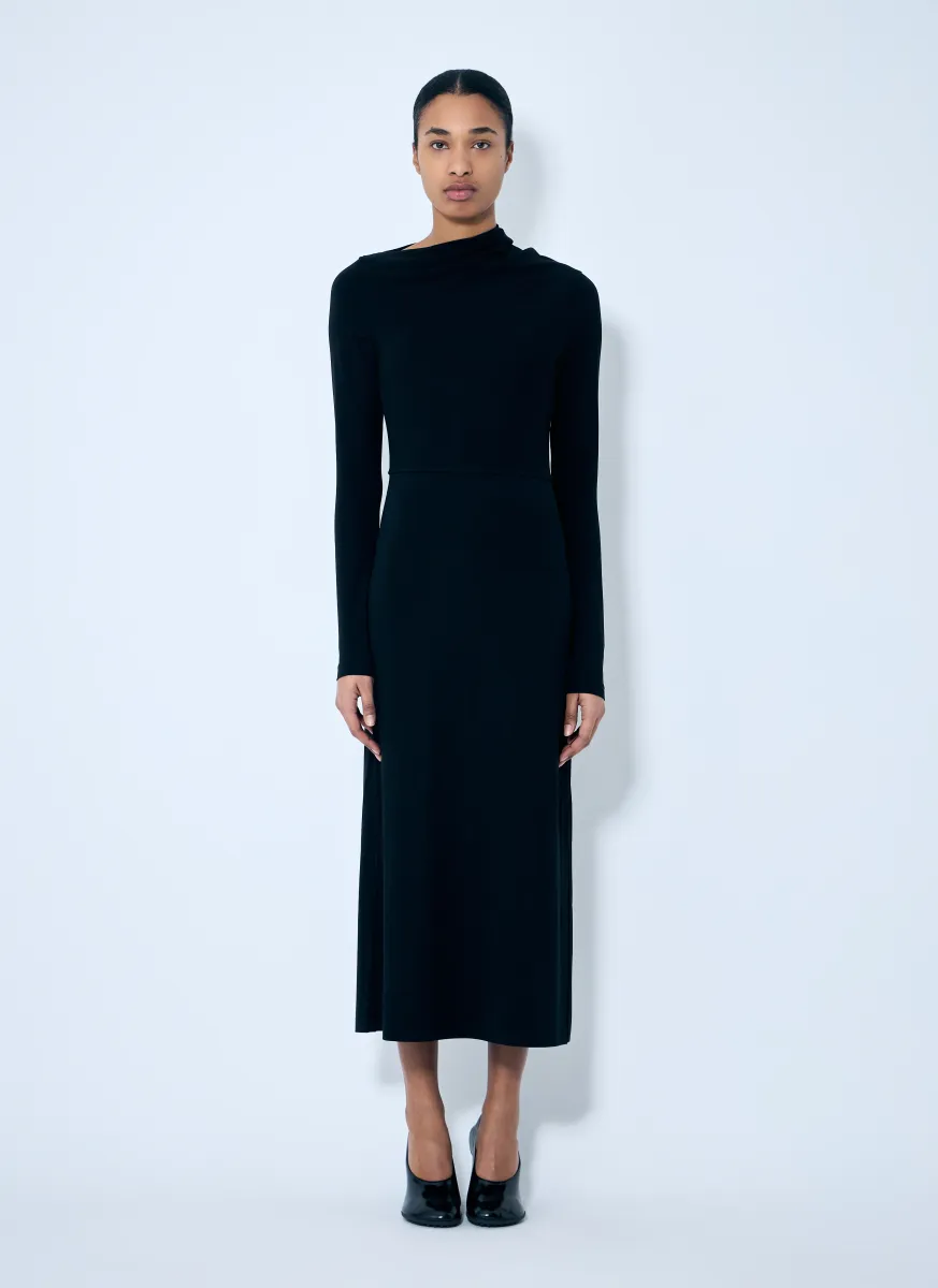 Draped Jersey Dress