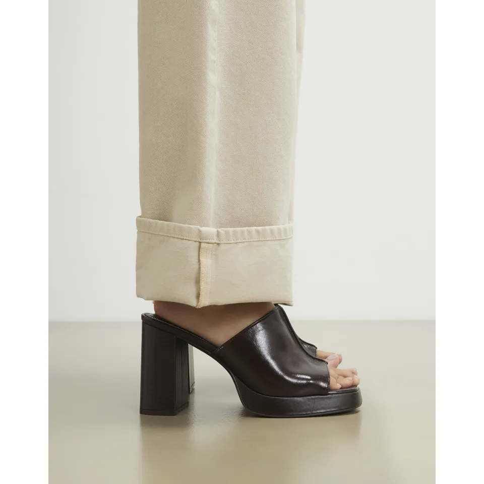 Heeled Mule Sandals