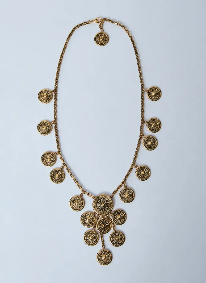 Metal Charm Necklace