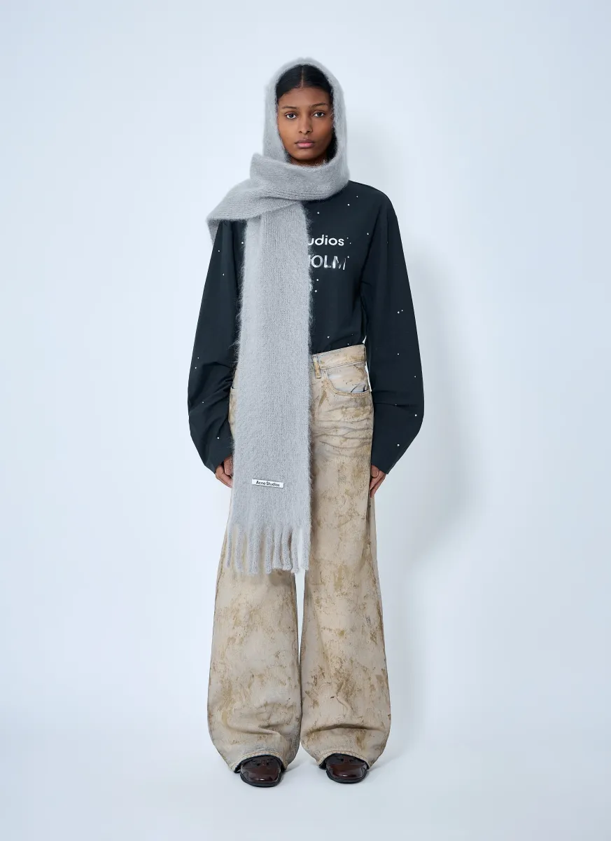 Fringed Wool Scarf