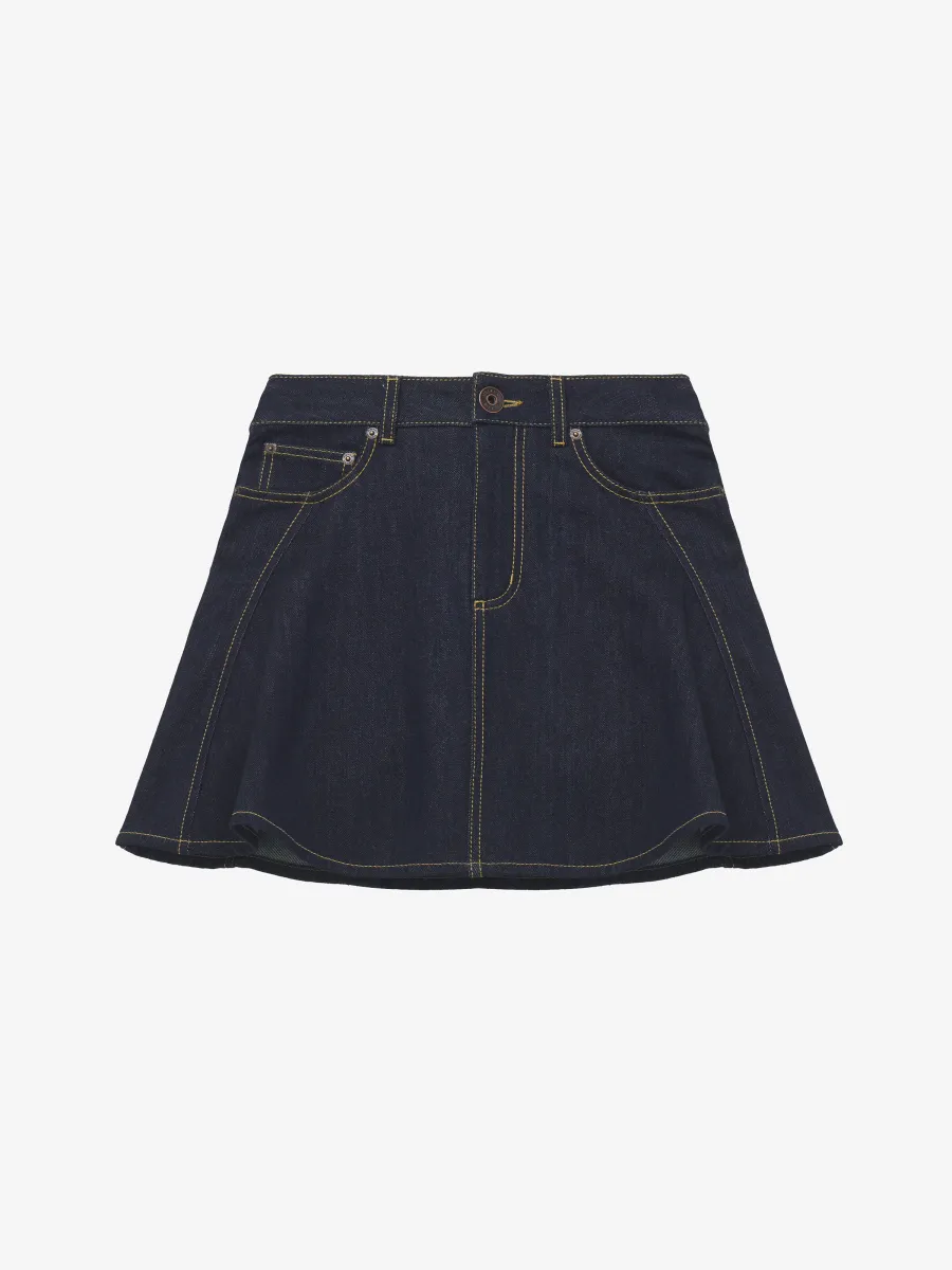 Denim Mini Skirt