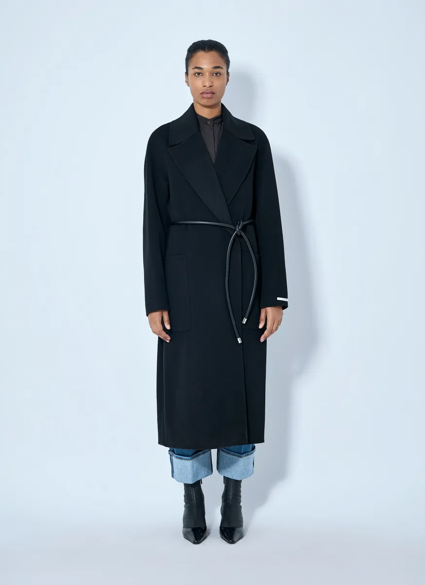 Belted Wool Overcoat