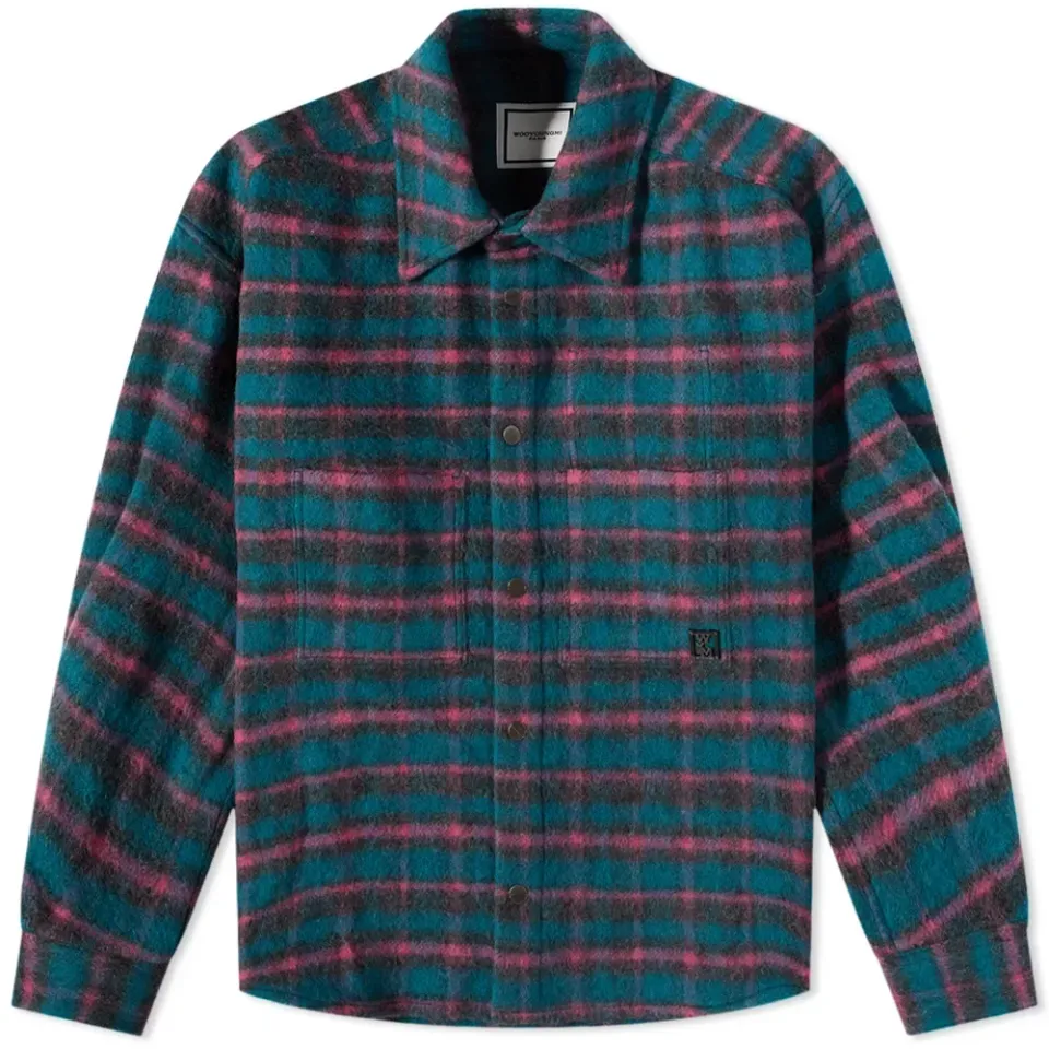 Sleeve Detail Check Shirt