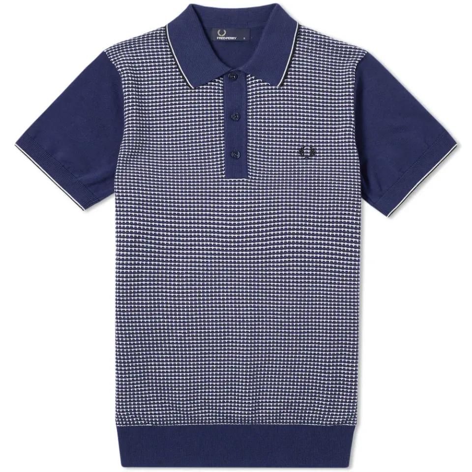 Fred Perry Textured Knitted Polo