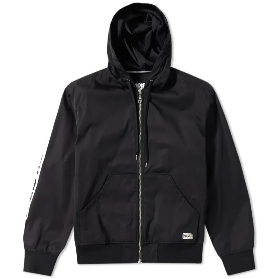 Tech Cotton Hooded Jacket