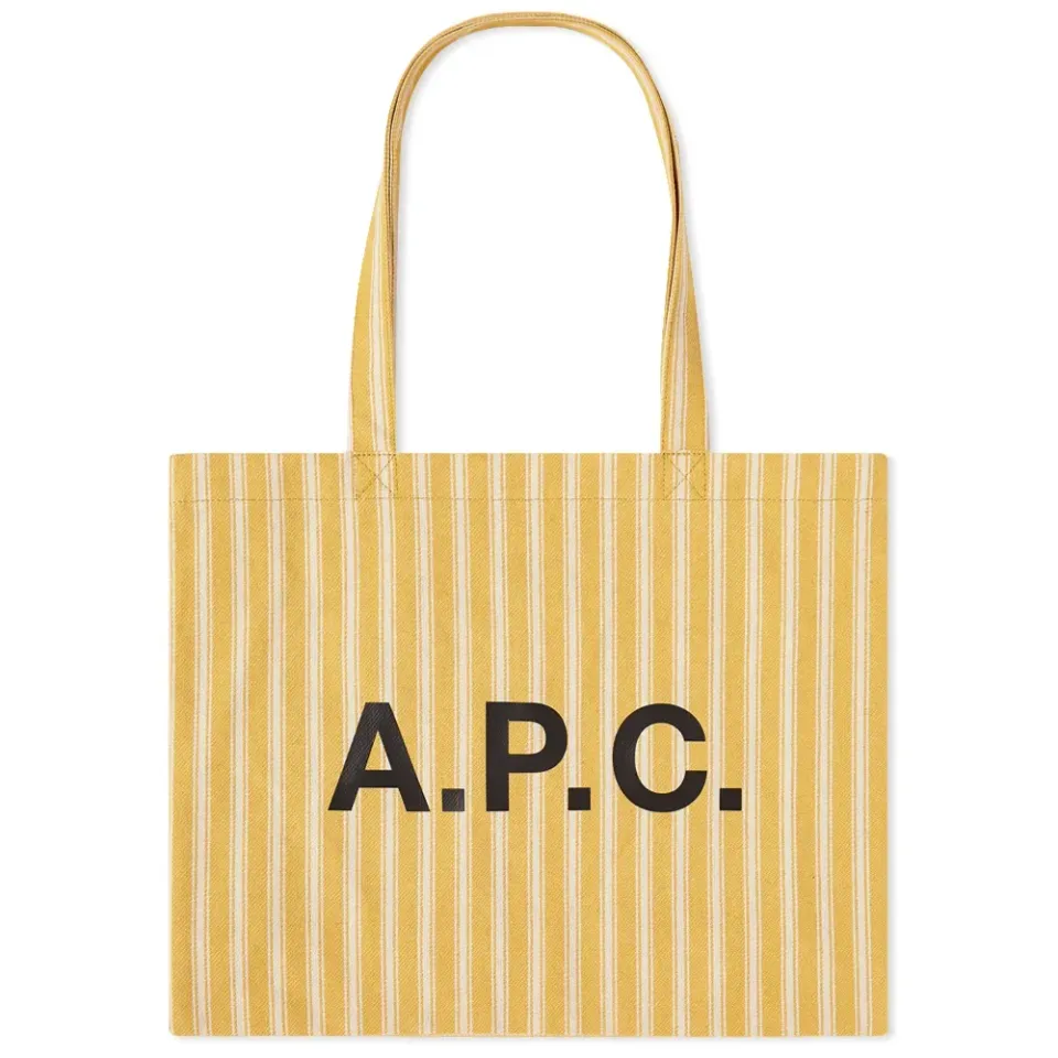 A.P.C. Diane Stripe Shopping Tote