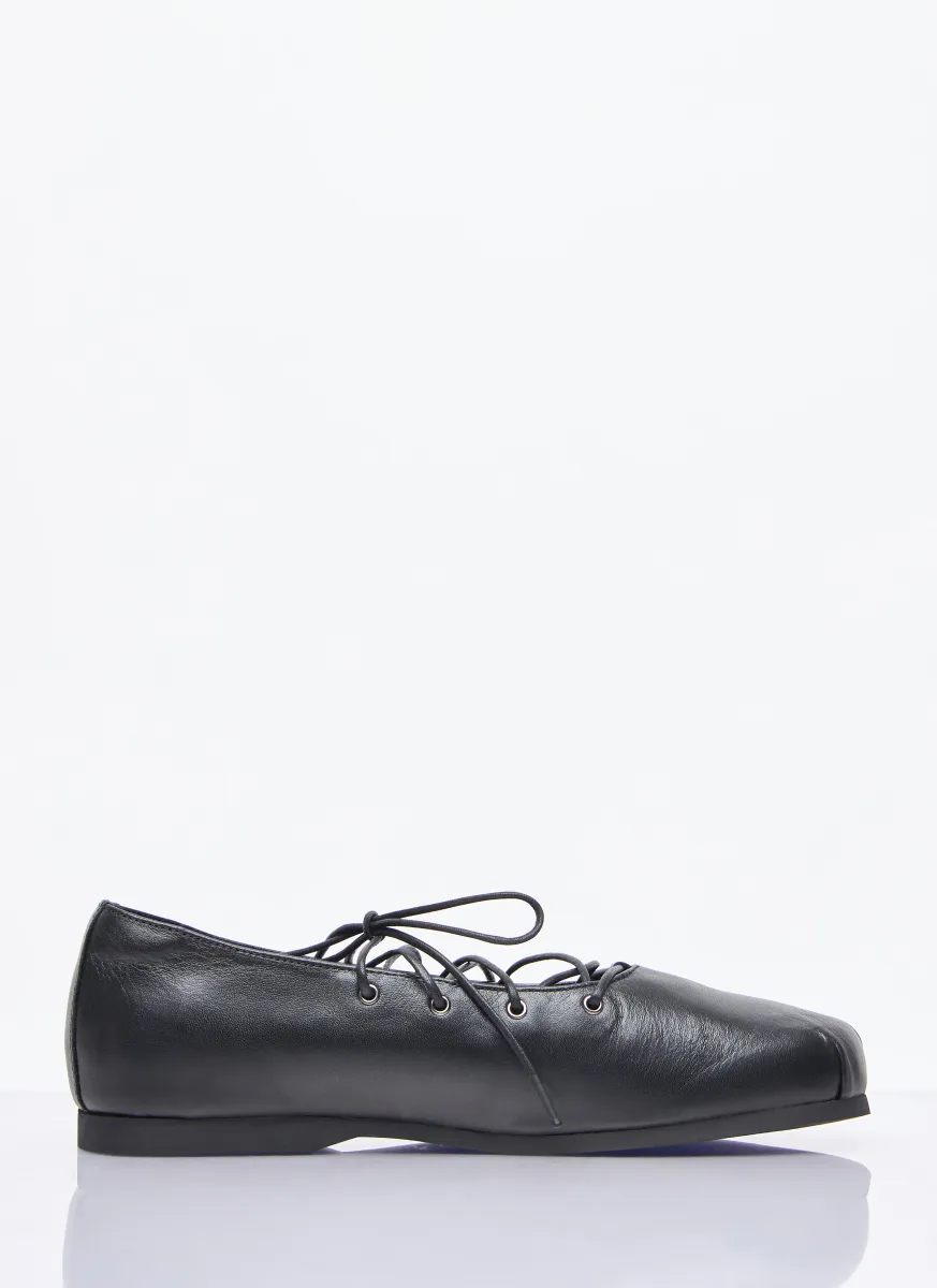 Laced Ballerina Flats
