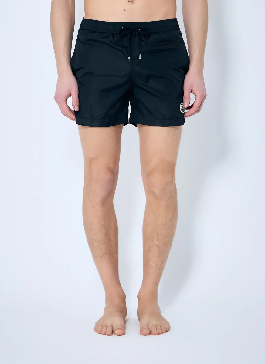Logo Patch Swim Shorts