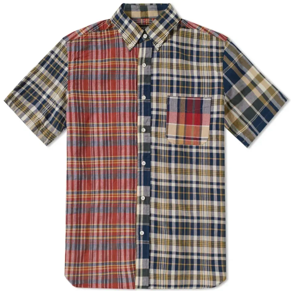 Short Sleeve Crazy Check Shirt
