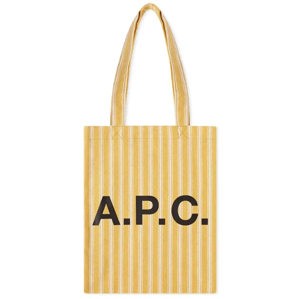 A.P.C. Lou Stripe Tote Bag
