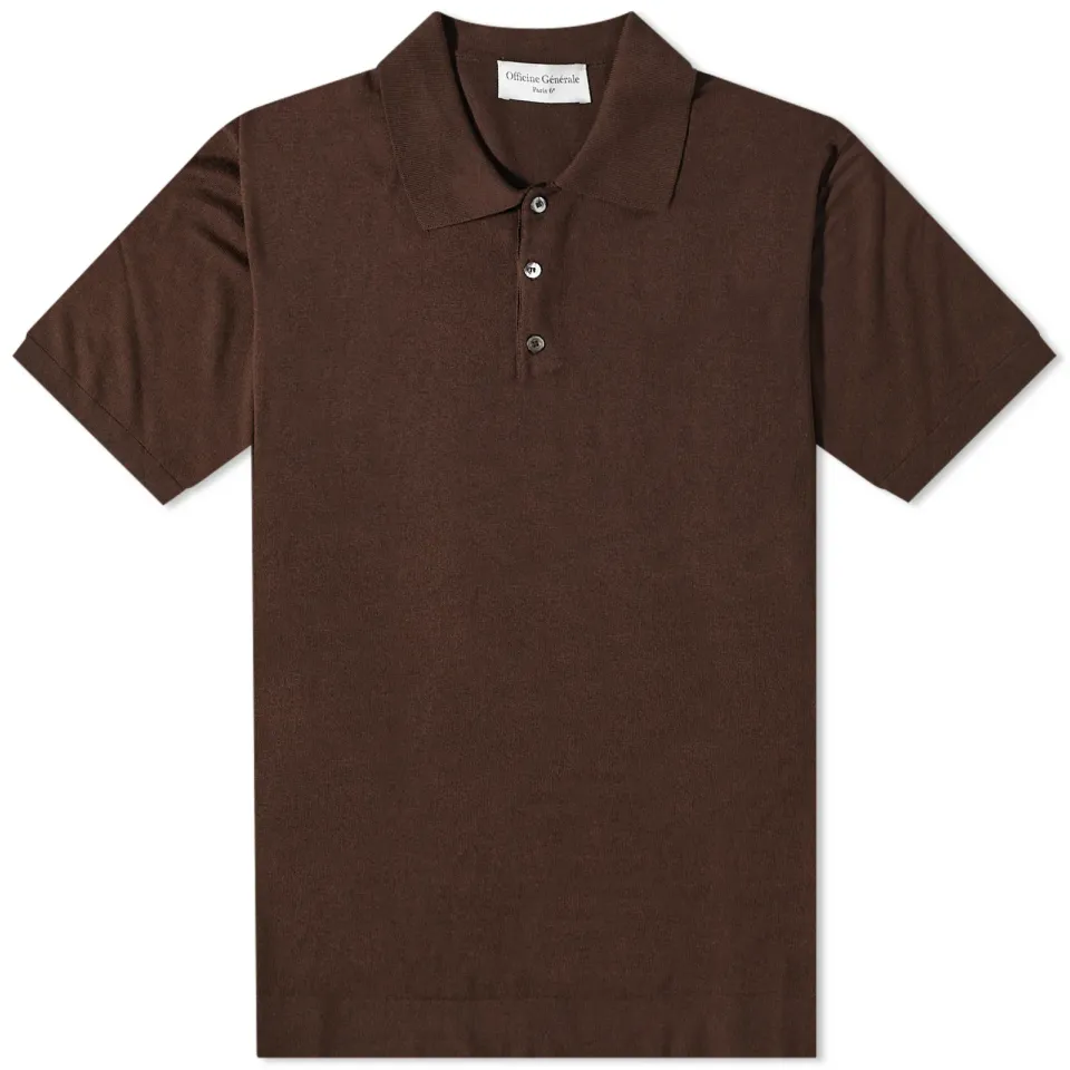 Officine Générale Brutus Knitted Polo