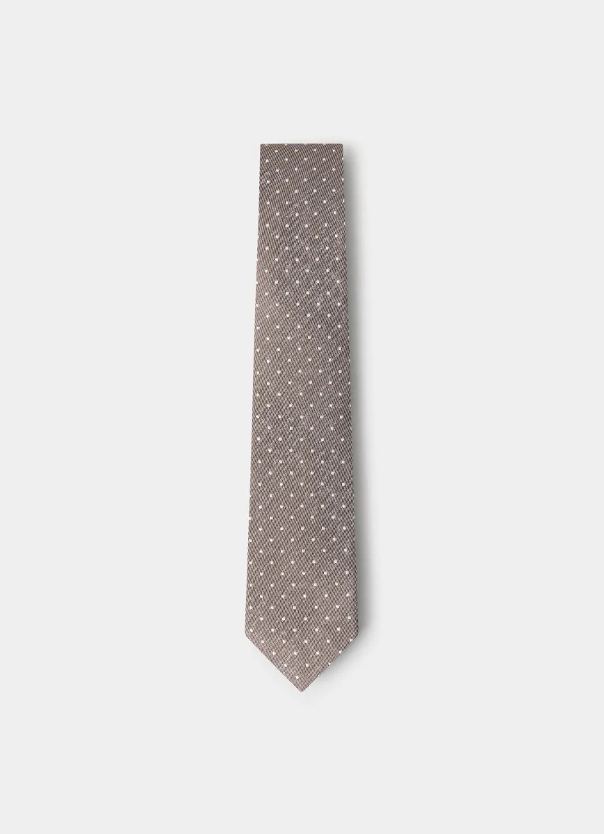 Silk Twill Mayfair Dot Tie