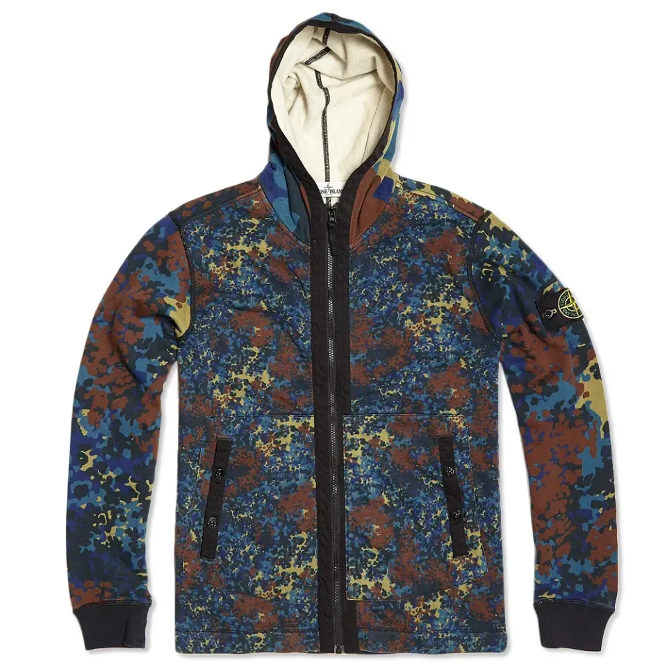 Full Zip Camo Hoody