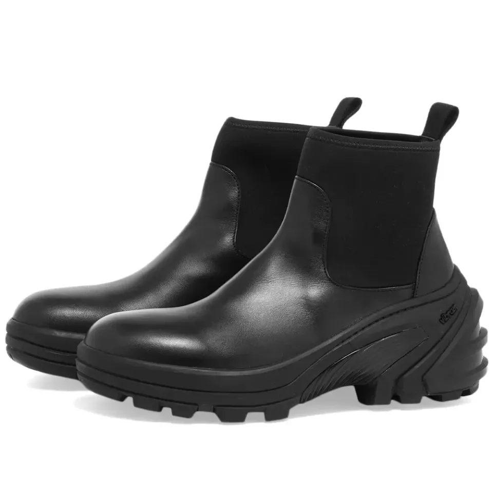 Leather Mid Boot