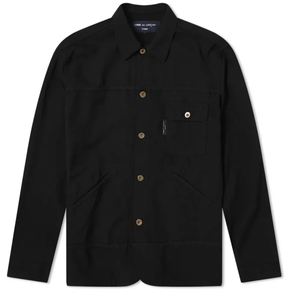 Comme Des Garcons Homme Patch Logo Workwear Jacket
