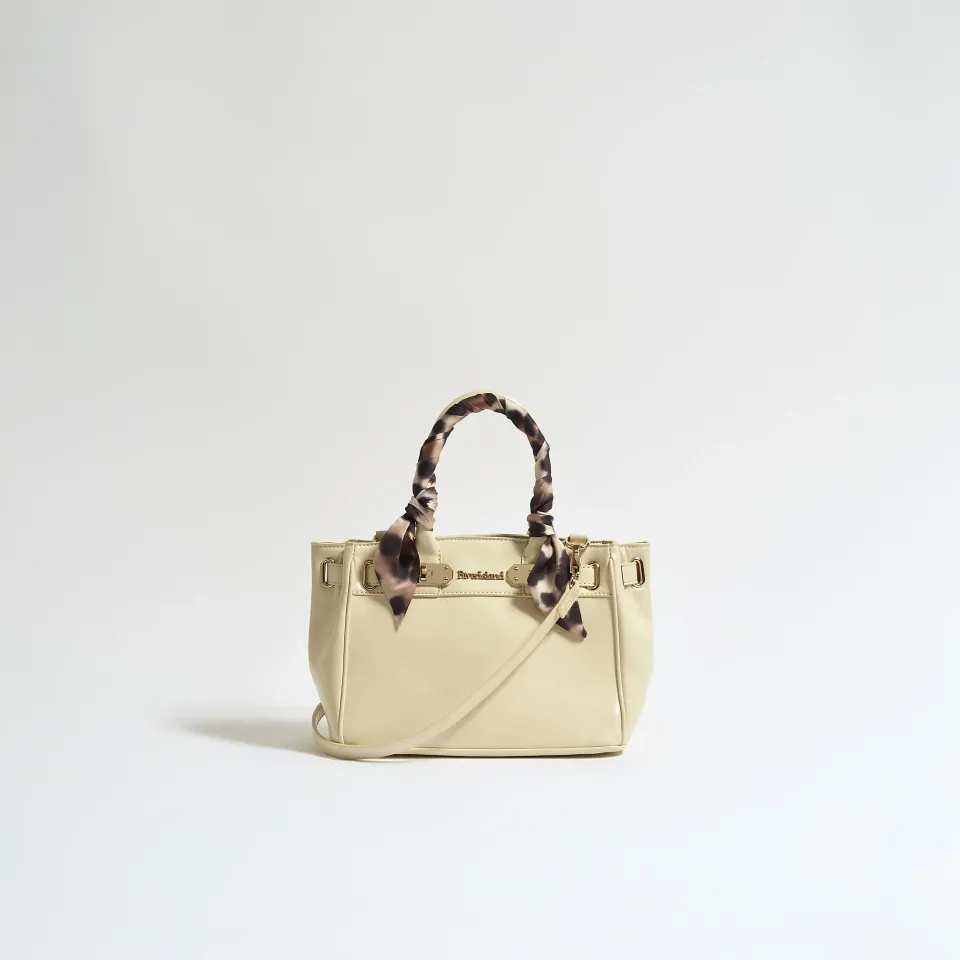Small Lock Front Scarf Tote Bag
