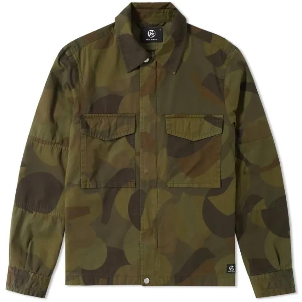 Camo Shirt Jacket
