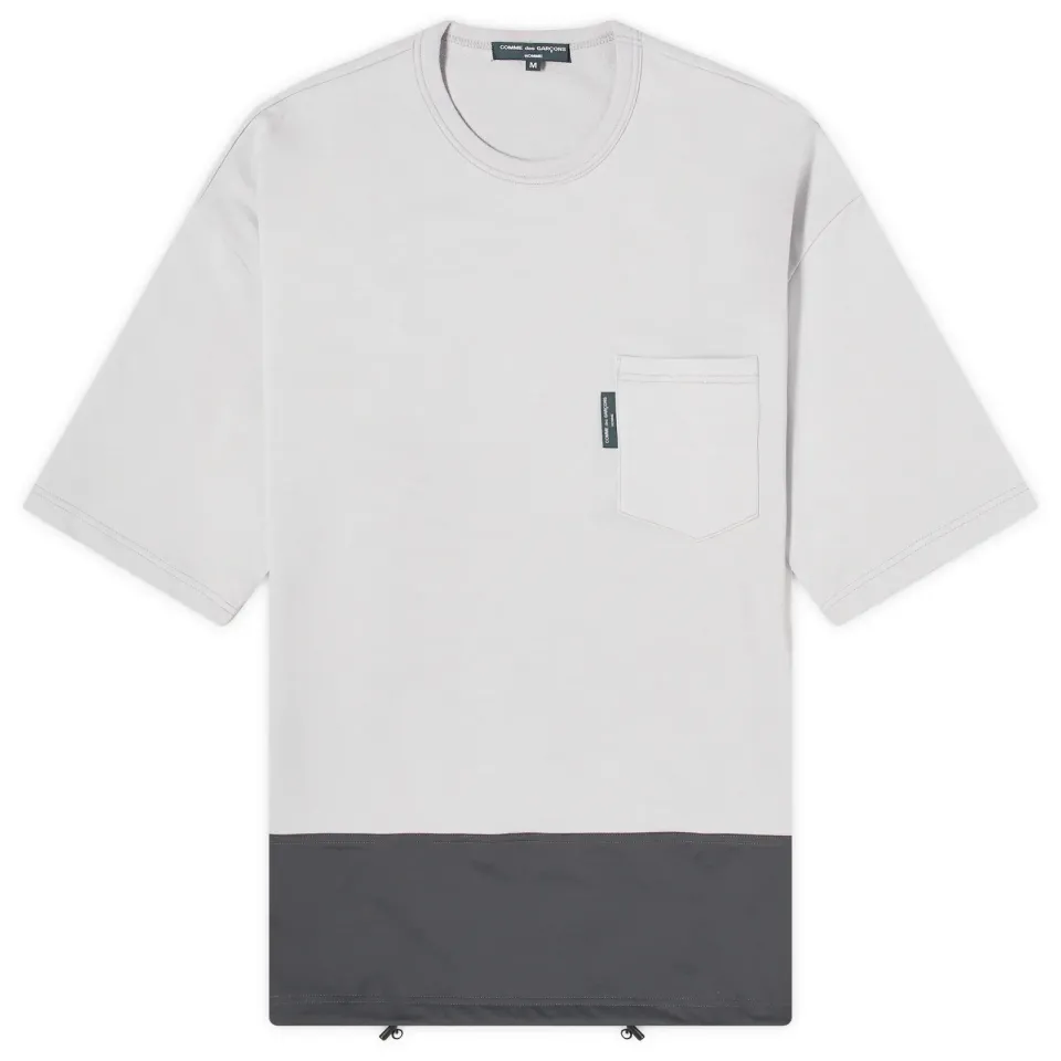 Heavyweight Panelled Drawstring Pock