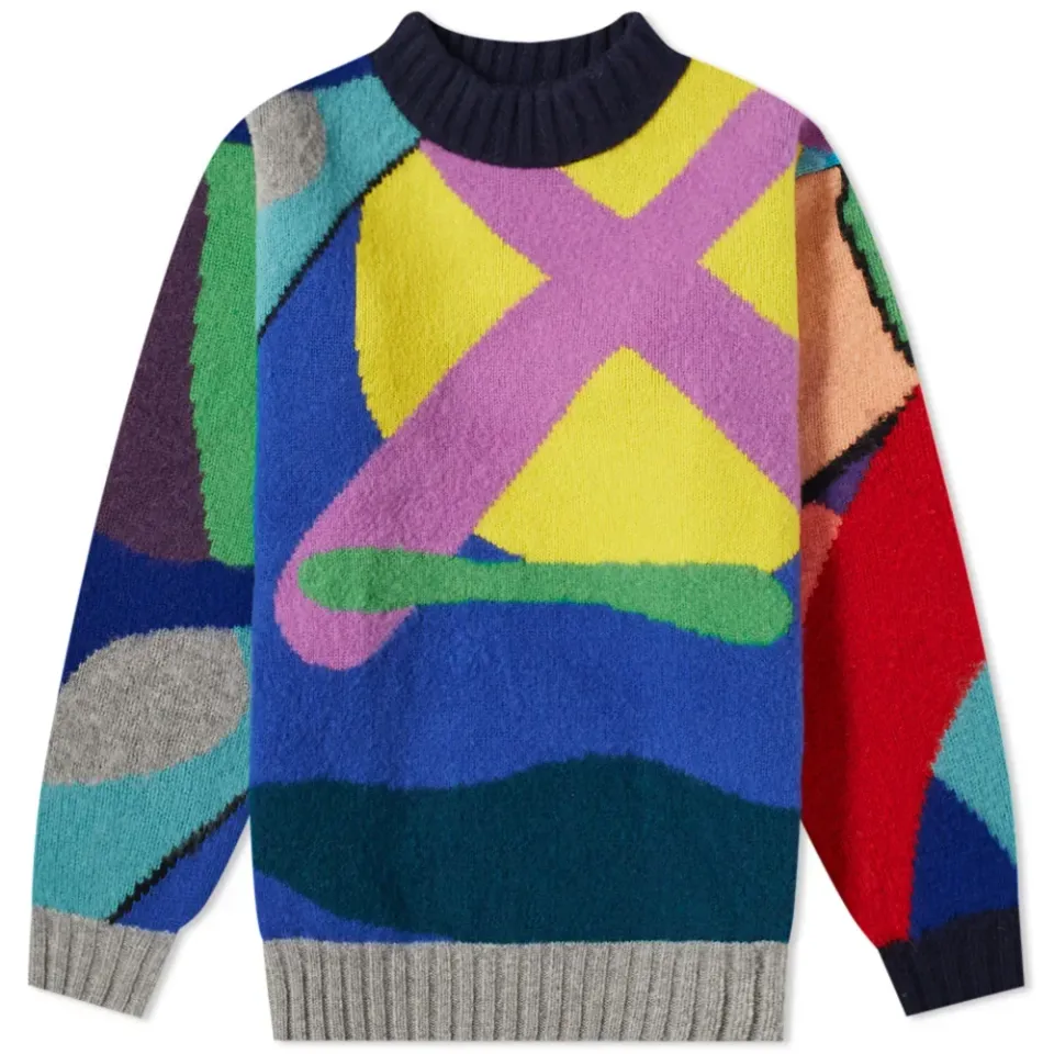 x KAWS Jacquard Crew Knit
