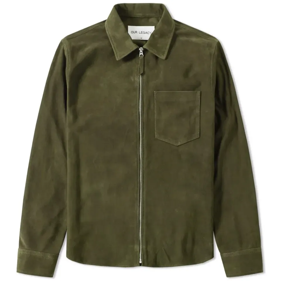 Suede Zip Shirt