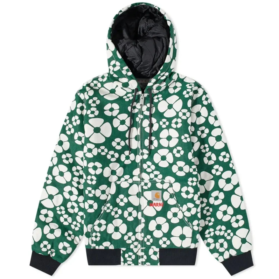 x Carhartt WIP Hooded Floral Work Jacket