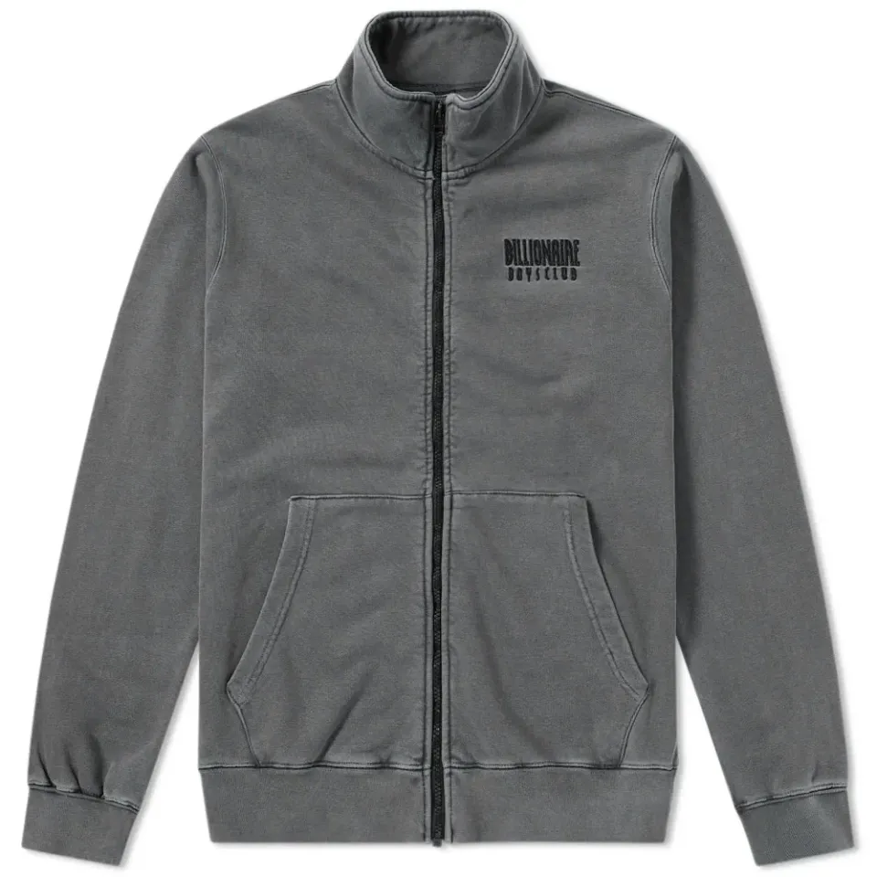 Overdyed Funnel Neck Zip Sweat