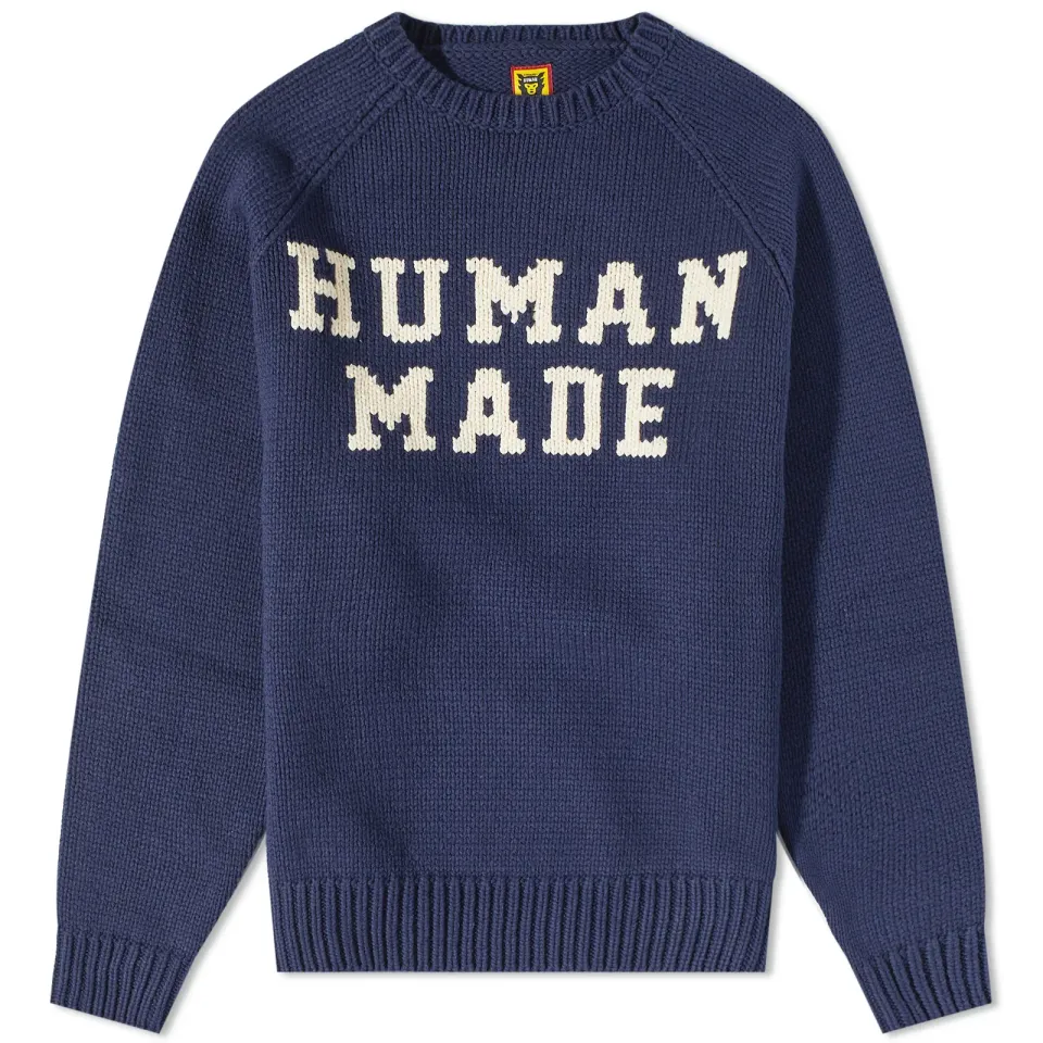 Bear Raglan Knit Sweater