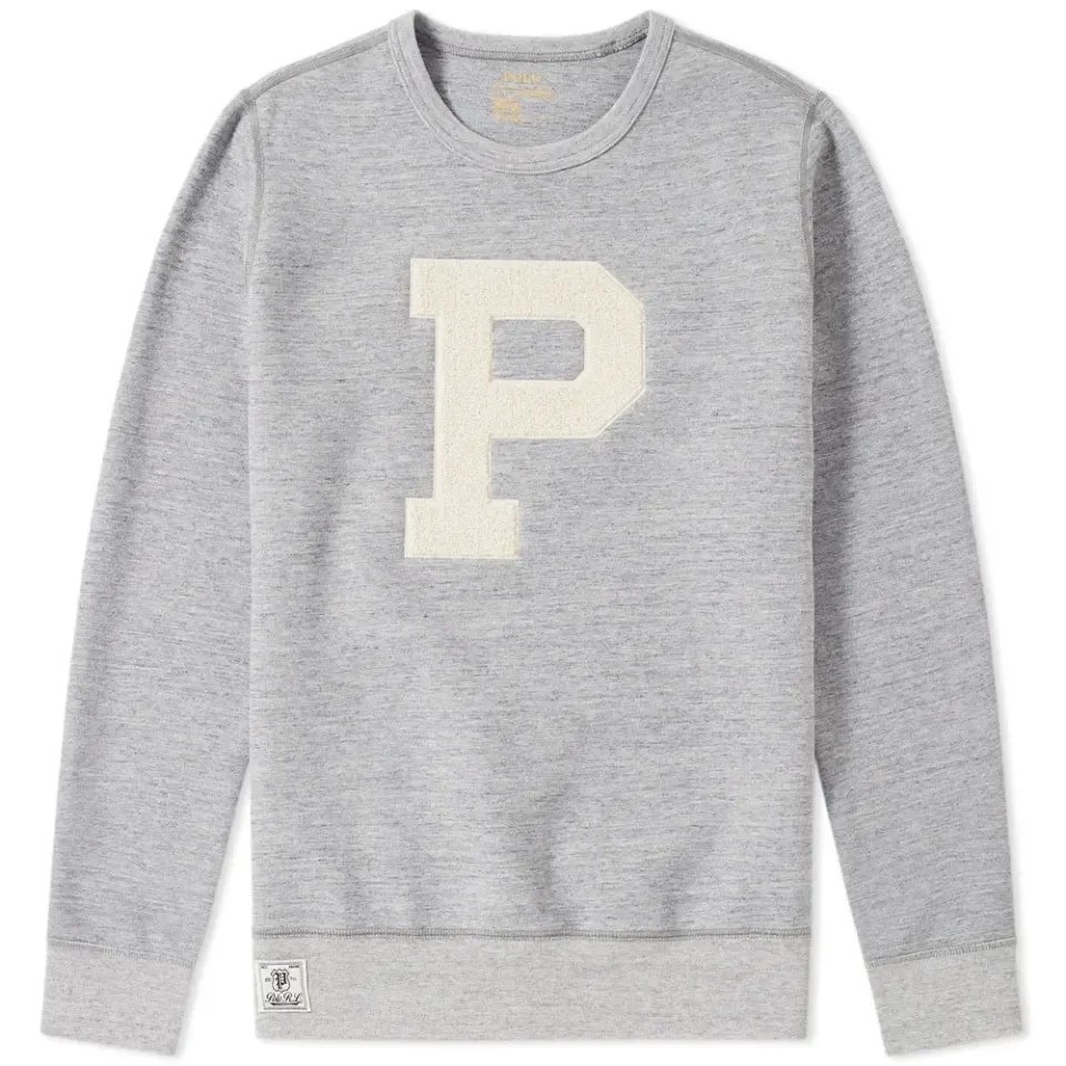 Varsity P Logo Crew Sweat